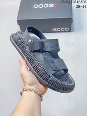 ECCO Men's Gray Adjustable Strap Sandals 06JJD516A06