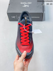 Arc'teryx Aerios FL GTX Trail Running Shoes, Red and Black