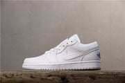 Nike Air Jordan 1 Low White Sneakers 553560-101