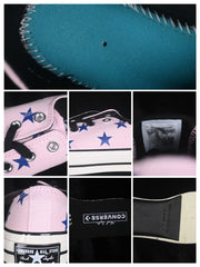 Converse Chuck 1970s Low-Top Sneakers Pink Blue Stars A17820C