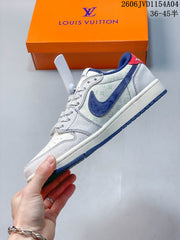 Jordan Air Jordan 1 Low Fragment Travis Scott White Blue