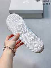Nike Air Force 1 '07 Low Sneakers in White and Light Gray