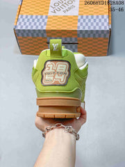 Louis Vuitton Trainer Sneaker in Lime Green