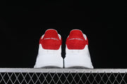 Alexander McQueen Oversized Sneakers, White and Red Heel