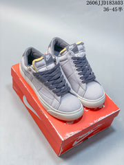 Nike x Devin Booker Blazer Low Sneakers, Grey