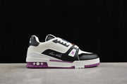 Louis Vuitton LV Trainer Sneaker White Purple