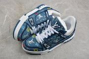 Louis Vuitton Archlight Blue Denim-Style Sneakers