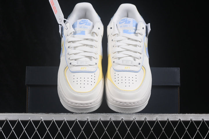 Nike Air Force 1 Shadow White Blue Yellow DZ1847-118