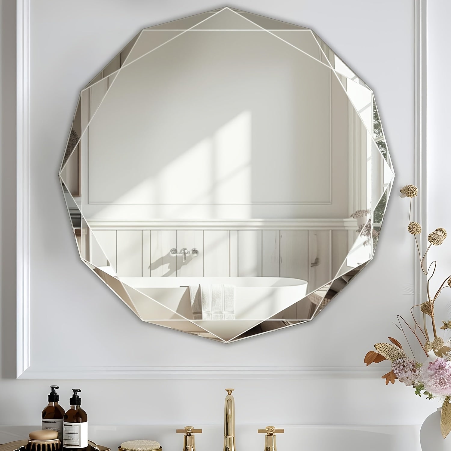Bathroom Mirror For Wall, 20''\u002F24\