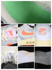 Nike Air Max 1 White Grey Orange Sneakers II7055-100