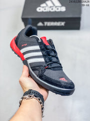 adidas Daroga Plus Canvas Shoes Black Red