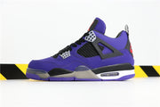 Jordan 4 Retro Purple Suede Sneakers 308497-406