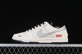 Nike SB Dunk Low Supreme White Grey Black Sneaker JP1628-030