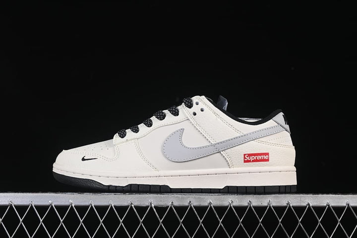 Nike SB Dunk Low Supreme White Grey Black Sneaker JP1628-030