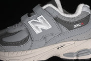 New Balance 2002R Kids Hook-and-Loop Sneakers, Gray