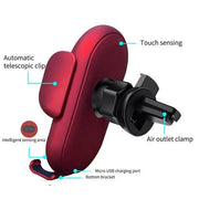 Smart Car Wireless Charger Phone Holder – 10W Fast Charging