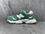 New Balance U9060EEK Green and Cream Sneakers