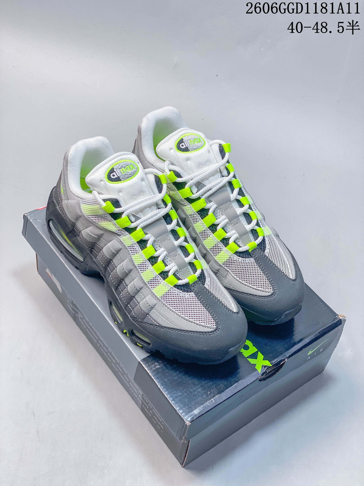 Nike Air Max 95 OG Grey and Volt Sneakers
