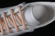 Alexander McQueen White Sneakers with Silver Mirror Heel
