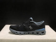On Cloud X 4 Sneakers in Black and Blue