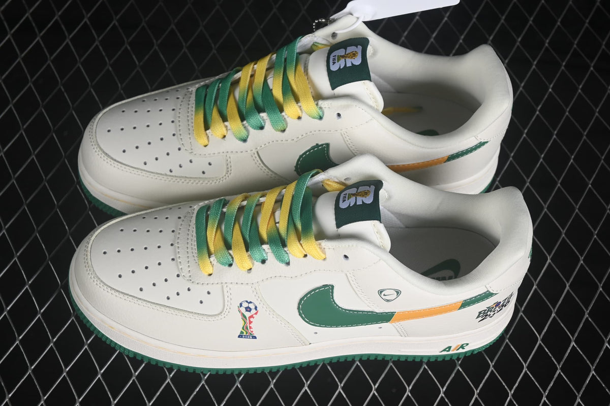 Nike Air Force 1 '07 Low White Green Yellow DW8806-024