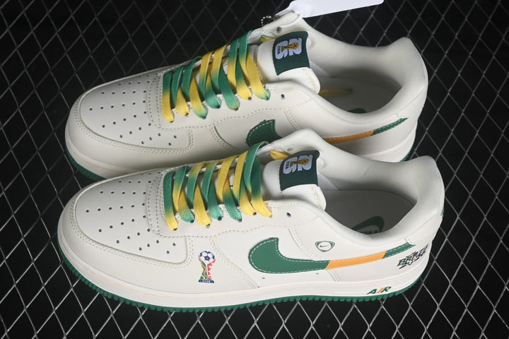 Nike Air Force 1 '07 Low White Green Yellow DW8806-024