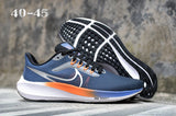 Nike Air Zoom Pegasus 38 Running Shoes, Blue and Orange
