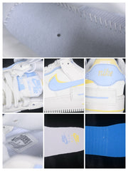 Nike Air Force 1 Shadow White Blue Yellow DZ1847-118