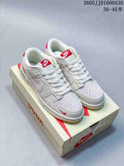 Nike SB Dunk Low Comme des Garçons White Red Sneakers