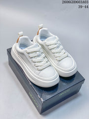 ECCO Biom Fjuel Low-Top Sneakers, White and Navy, 2606GDD603A03