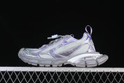 Balenciaga Phantom Sneakers in Aqua, Lilac and Grey