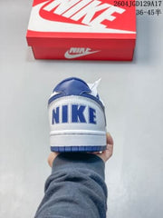 Nike Big Low White Blue Low-Top Sneakers 355152