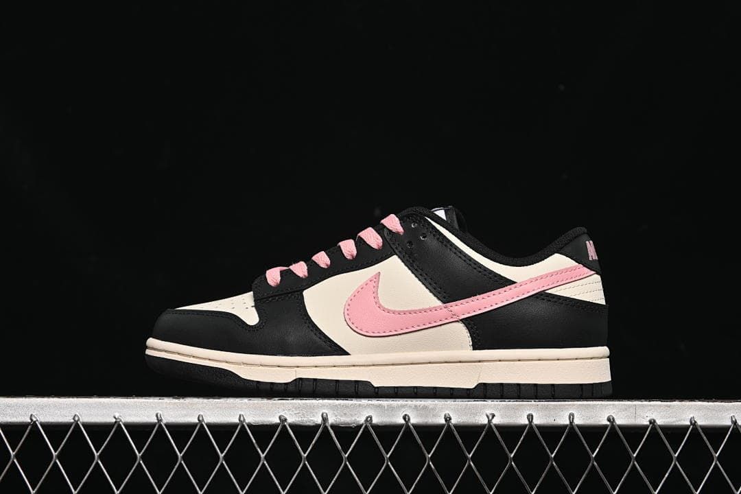Nike Dunk Low Black White Pink Sneakers DD1391-100