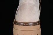 Timberland TB10078 Beige Grey Mid-Height Lace-Up Boots