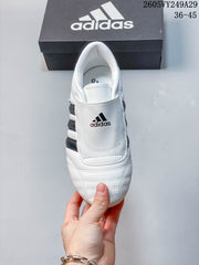 adidas Taekwondo Low-Top Sneakers in White and Navy