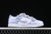 Nike SB Dunk Low “Moon” Sneakers, White and Grey, DD1873-113