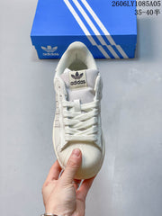 Adidas Superstar Steamed Milk Lace Low-Top Sneakers