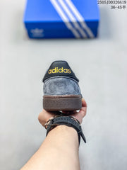 Adidas Gazelle Indoor Sneakers Grey Black Gum DD6603