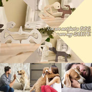 Handcrafted Wood Pet & Child Sculpture – Personalized Dog Cat Figurine Home Decor Gift