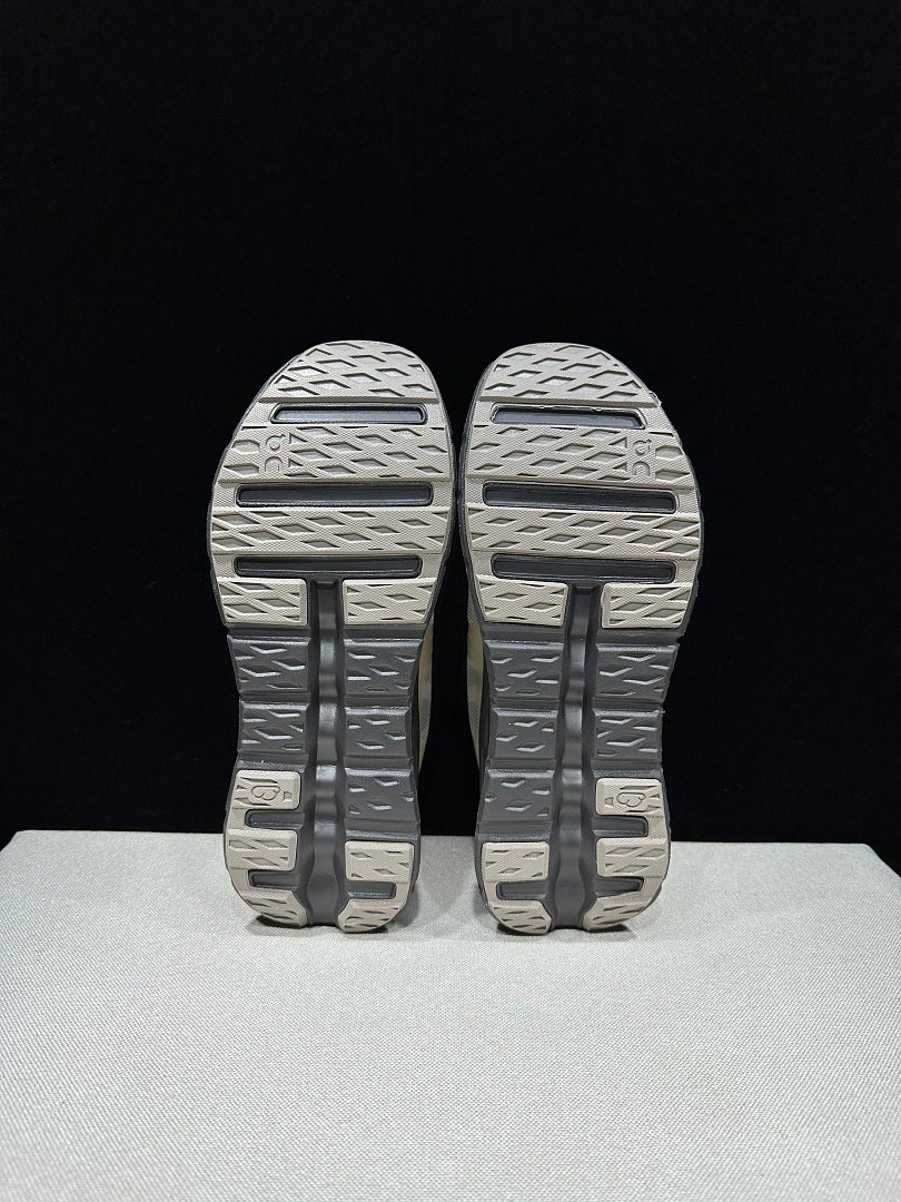 On Cloudtilt Remix Sneakers in White and Pebble