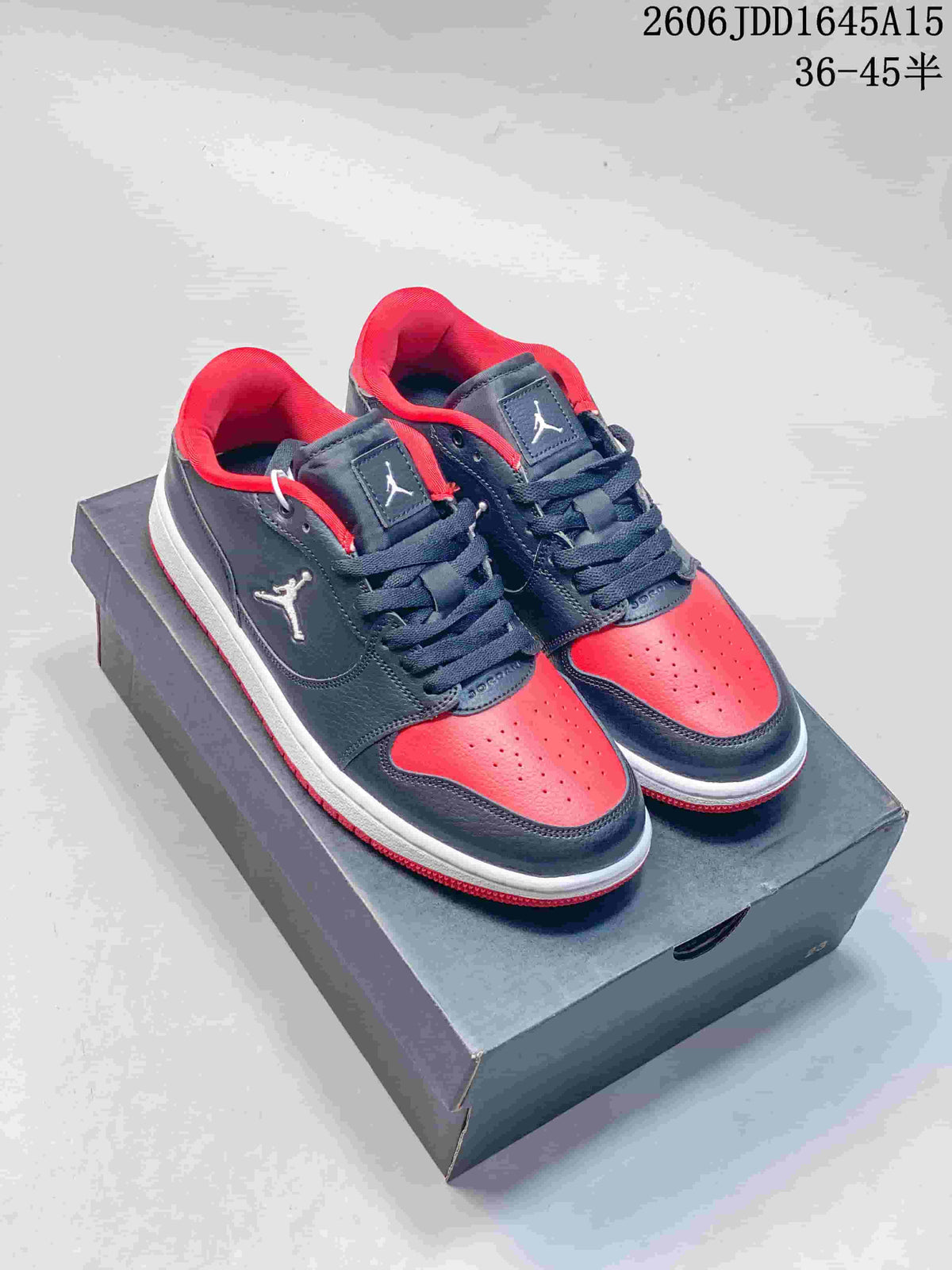 Jordan Court Connect Low-Top Sneakers Navy Red IQ5698-101