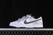 Nike SB Dunk Low Black and Gray Strap Sneakers CW1590-100