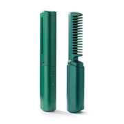 Mini Cordless Hair Straightener Brush – Ceramic Comb, USB Rechargeable, All Hair Types