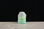 Louis Vuitton Low-Top Sneakers in Mint Green and Monogram Print
