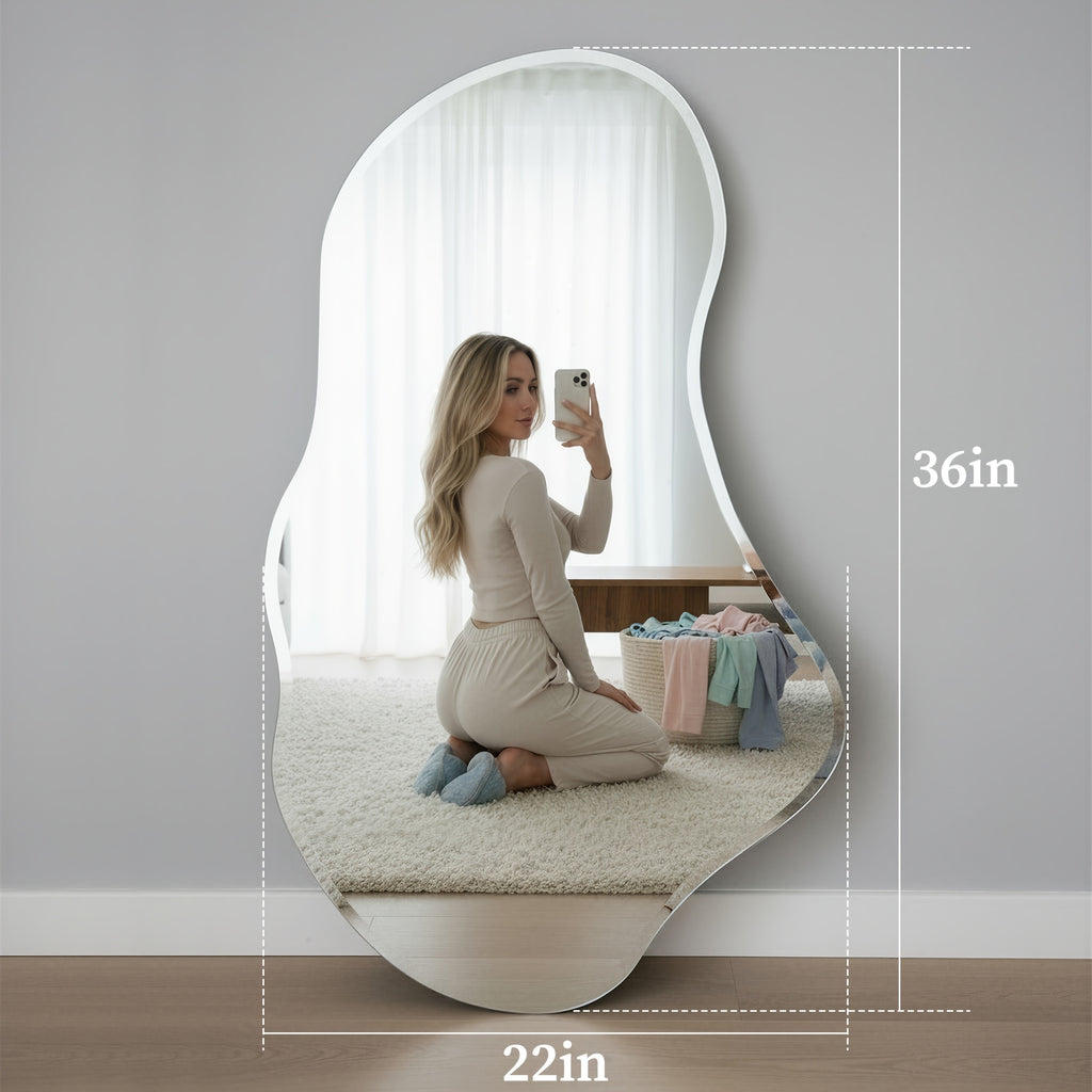 Furnbar Irregular Wall Mirror, 22\