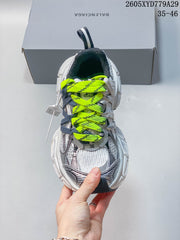 Balenciaga Phantom Sneakers Silver White Neon Yellow