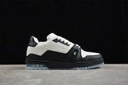 Louis Vuitton Trainer Sneaker Black White