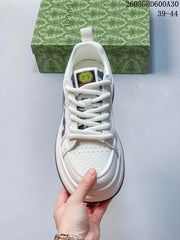 Gucci Screener GG White Low-Top Sneakers
