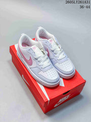 NikeCourt Borough Low Essential+ GS Sneakers White Pink