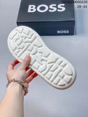 BOSS Navy Low-Top Lace-Up Sneakers 05GGD600A30